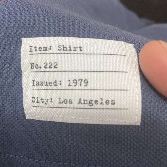 Adam Levine Men's Slate Blue Polo Shirt - Picture 2 of 2